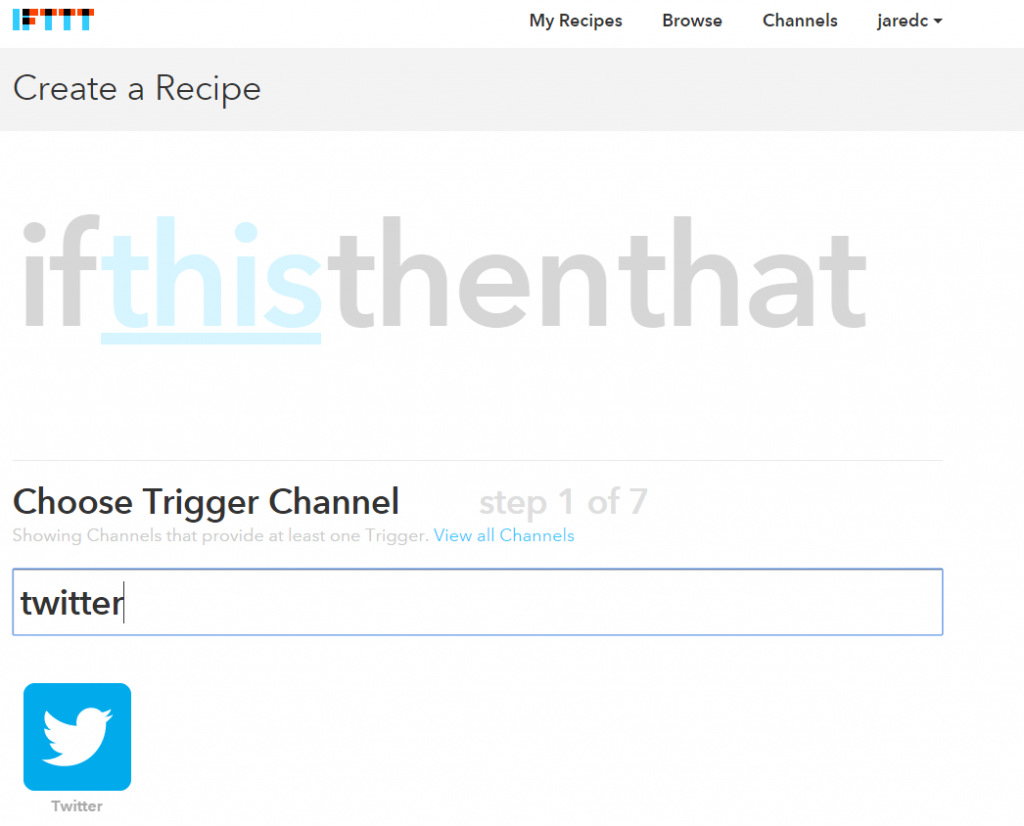 Automating Twitter with IFTTT